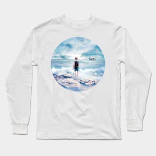 Waiting at the water's edge Long Sleeve T-Shirt